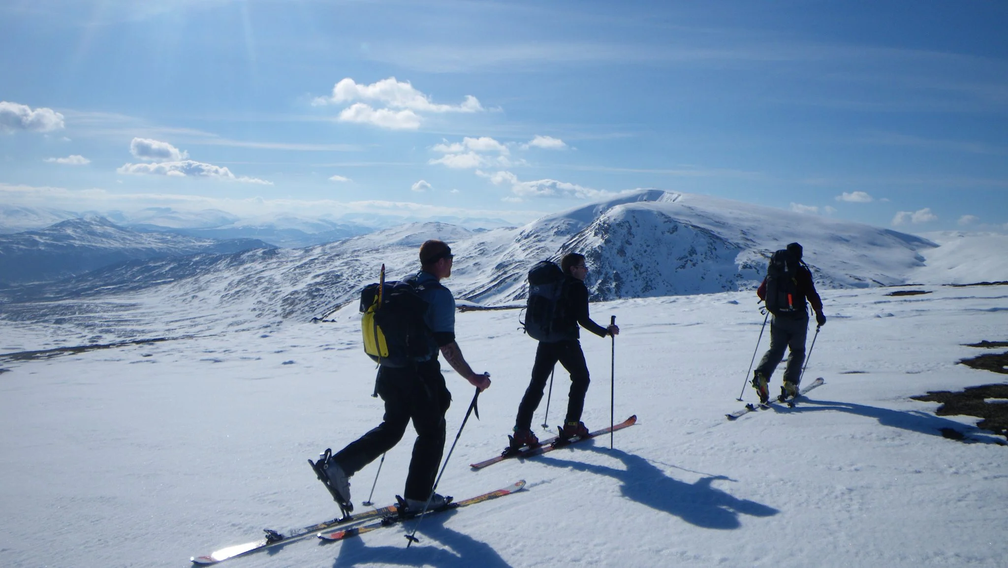 ski touring in the Cairngorms & Scotland