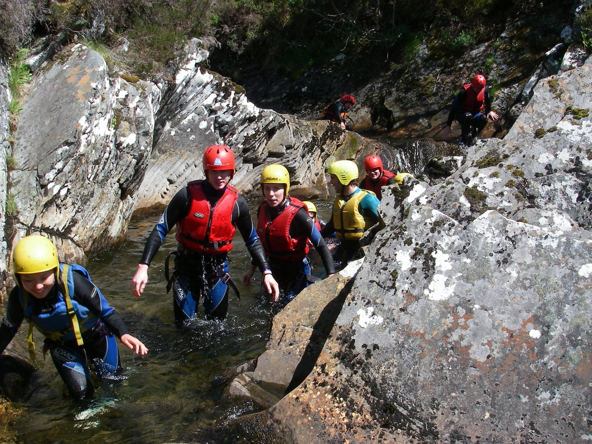 Canyoning in Aviemore & throughout Scotland with Active Outdoor Pursuits