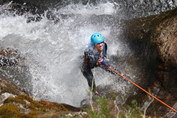 waterfall abseil