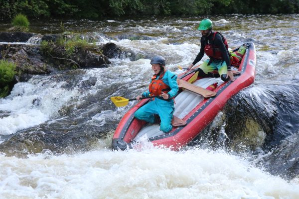 Duckies rafting in scotland