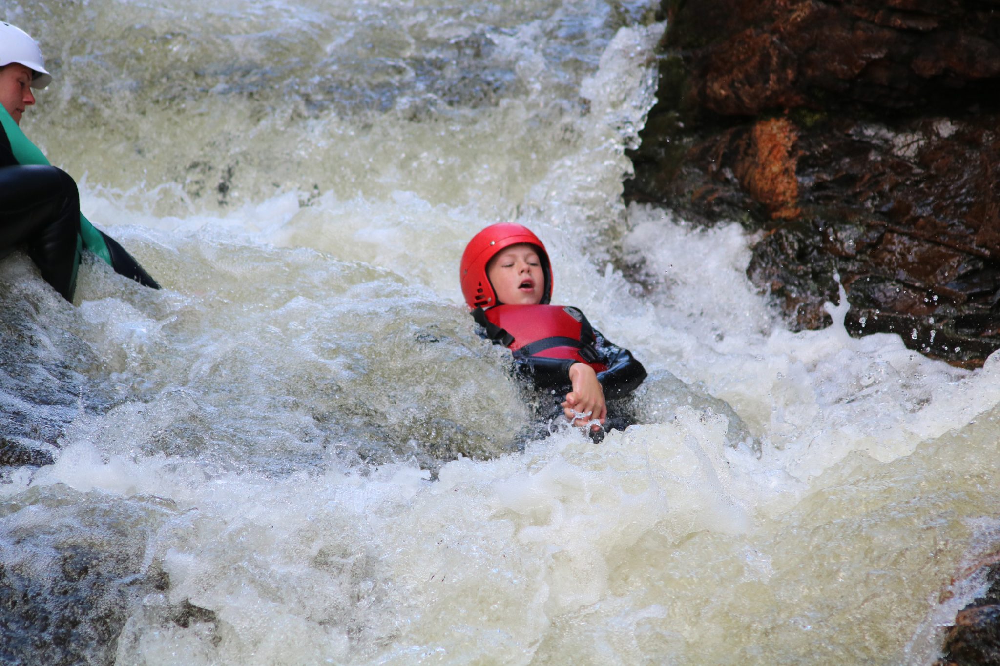 gorge scrambling flume