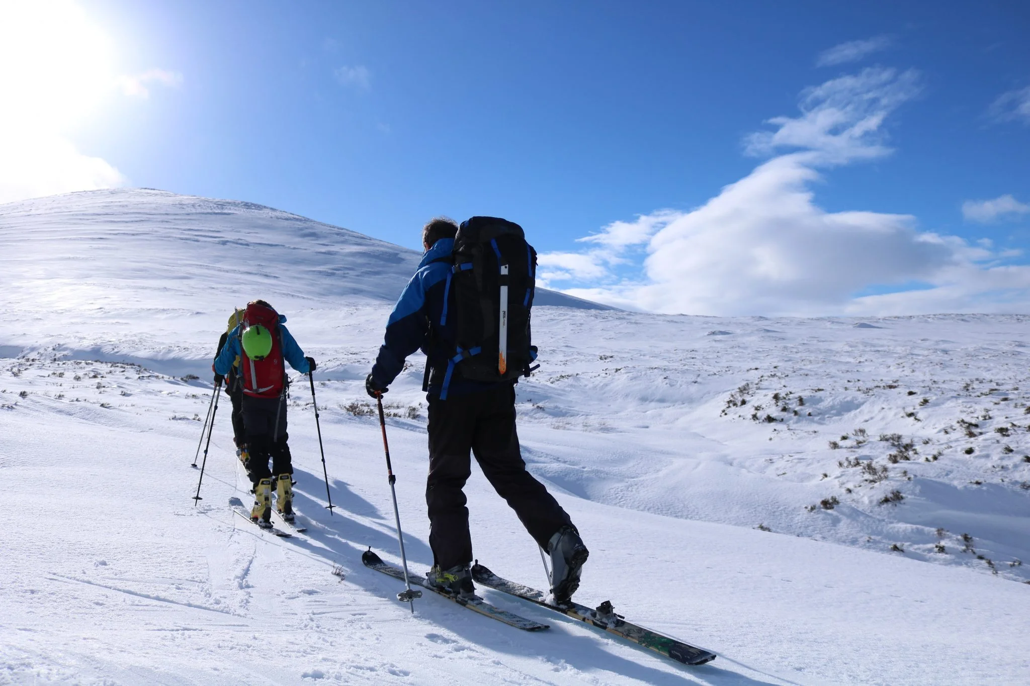 ski touring in the Cairngorms & Scotland