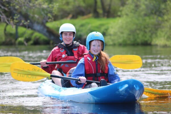 Kayaking in aviemore, cairngorms, scotland