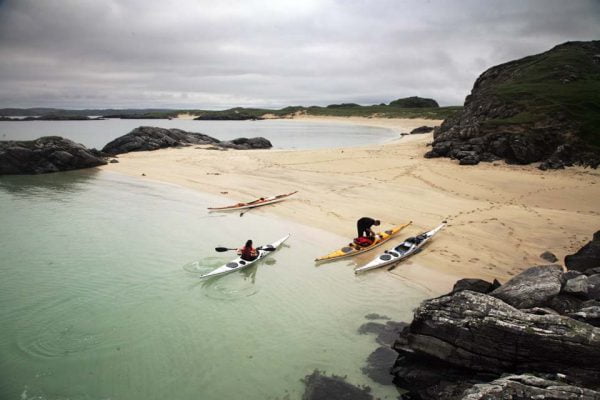 sea kayaking in Scotland