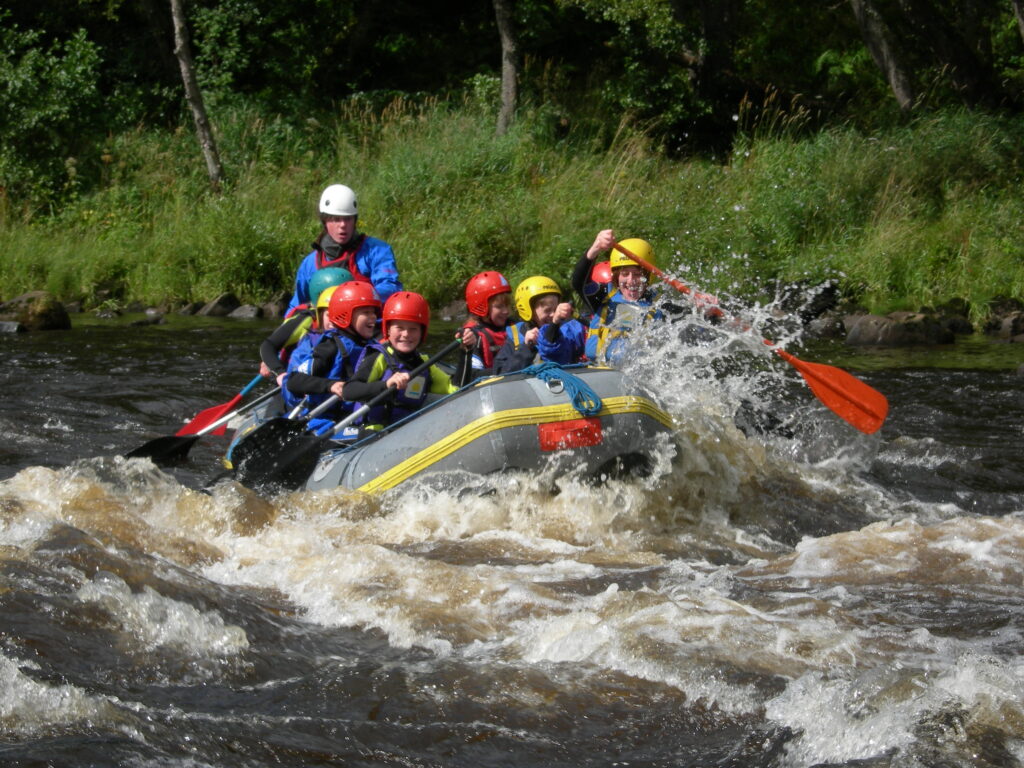 Rafting on the spey