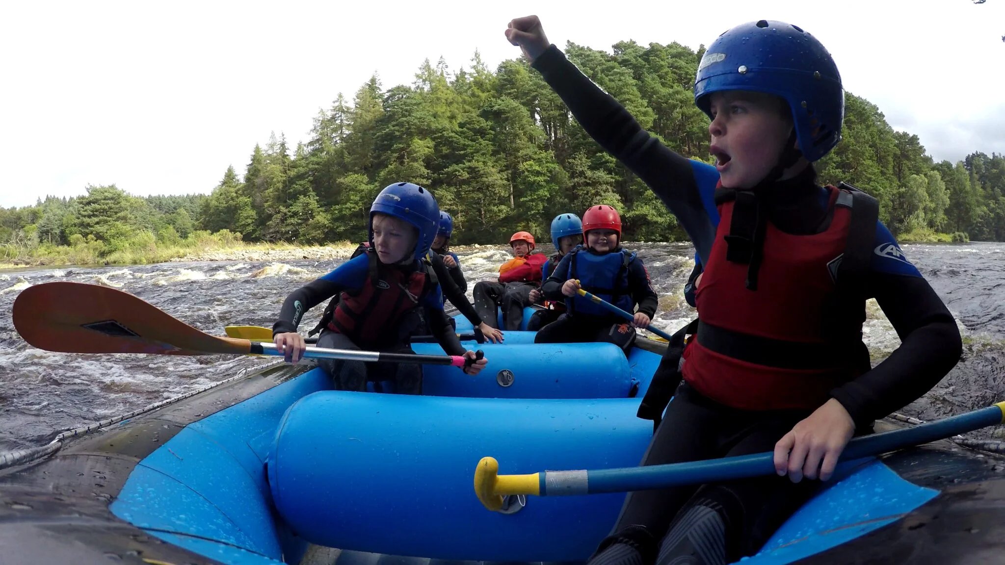 white water rafting spey fun