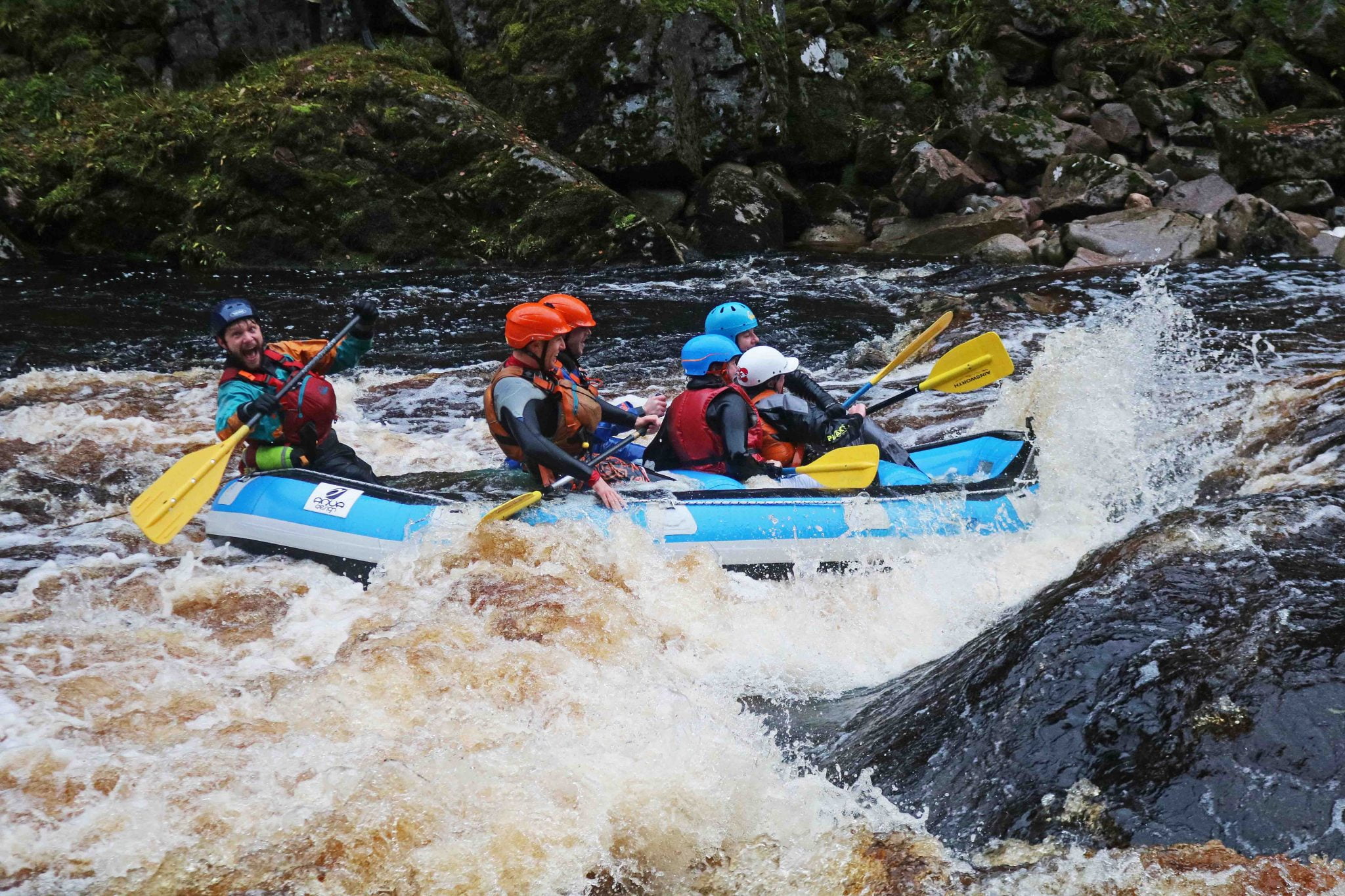 White Water Rafting in Scotland, Aviemore, Cairngorms, up to G4 rivers