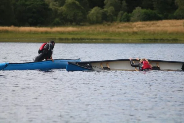 paddlesports safety and rescue course canoe rescue