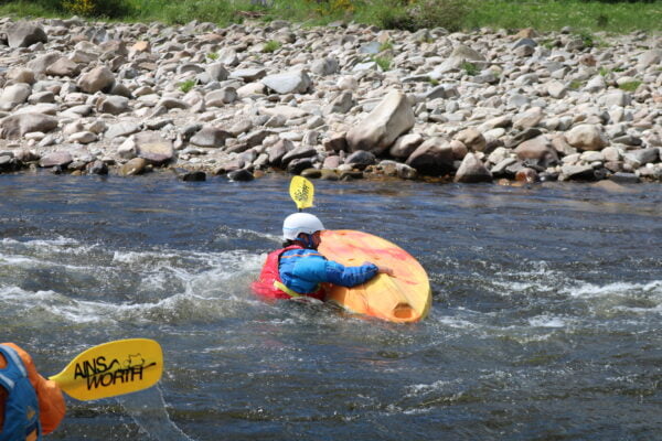 White Water Safety & Rescue Training sit on top