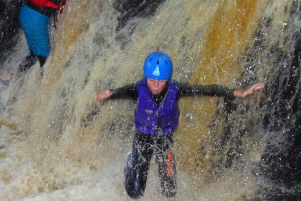 gorge scrambling in Ayrshire