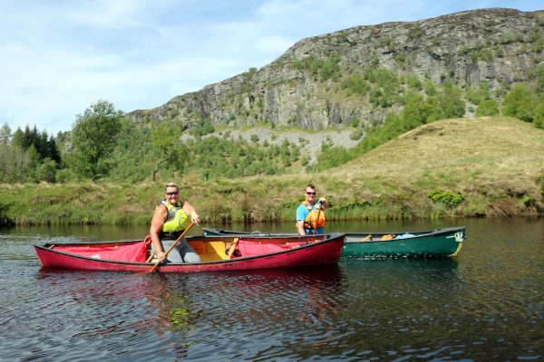 river canoeing on the spey