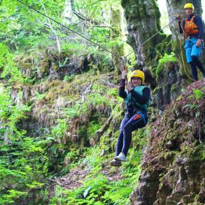 gorge scrambling in Ayrshire