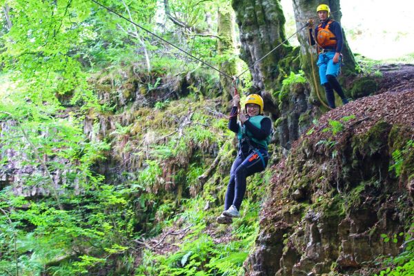 gorge scrambling in Ayrshire