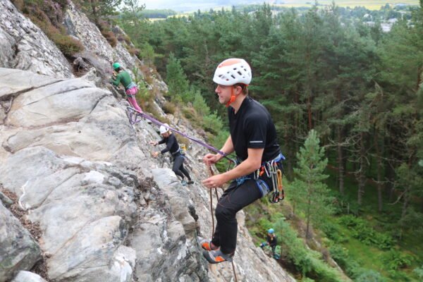 rock climbing instructor assessment scotland