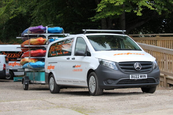 Canoe/kayak/sup shuttle service cairngorms