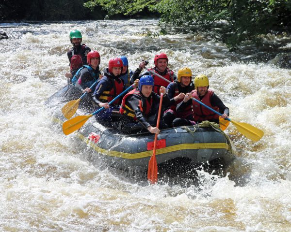 white water rafting in Scotland
