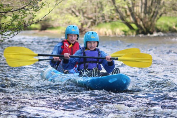 kayaking kids