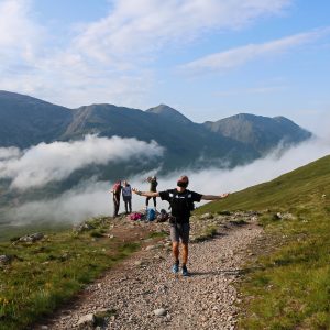 Outdoor Instructor training walking