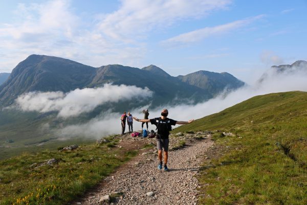 Outdoor Instructor training walking