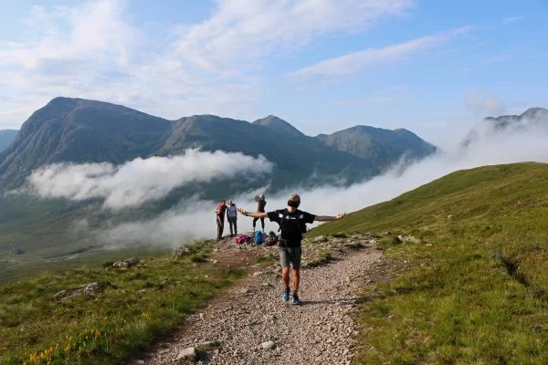 Outdoor Instructor training walking