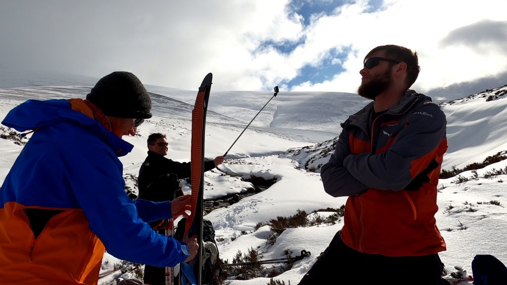 ski touring in glen feshie