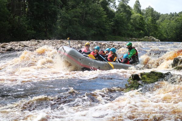 Whiter Water Rafting on the Findhorn