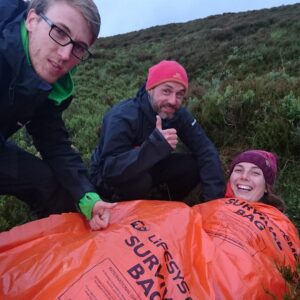 First aid in the outdoors keeping people warm