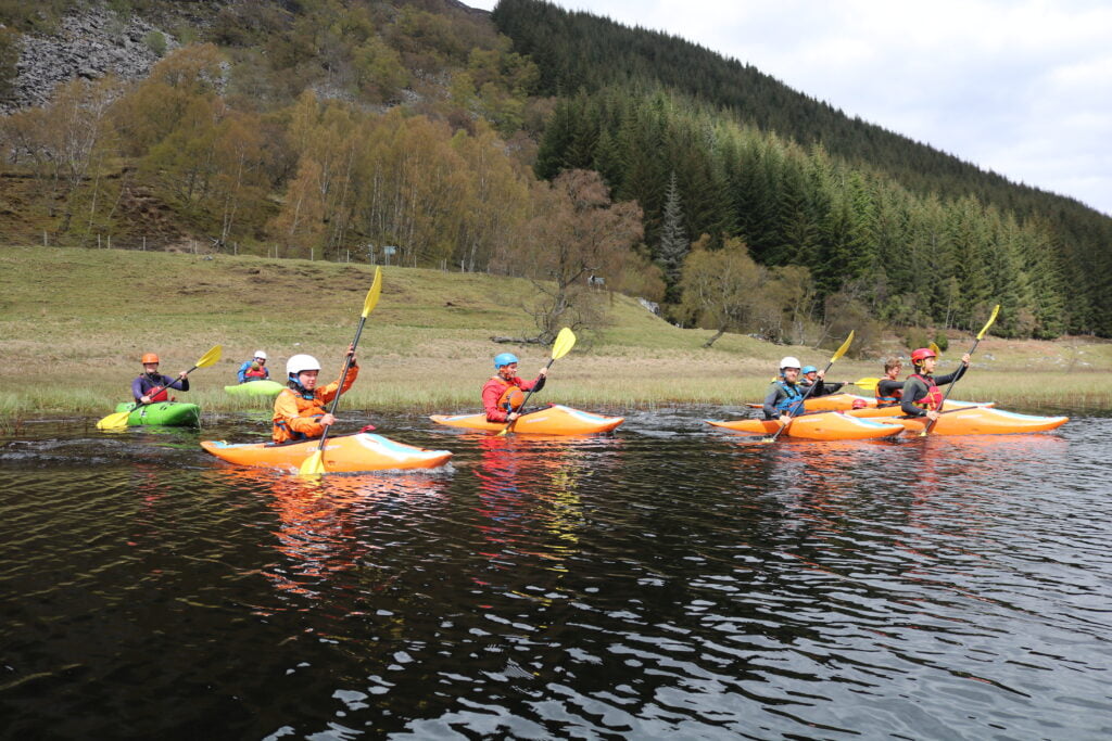 university kayak training