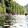 Paddlesports Touring Leader Assessment sit on top kayak