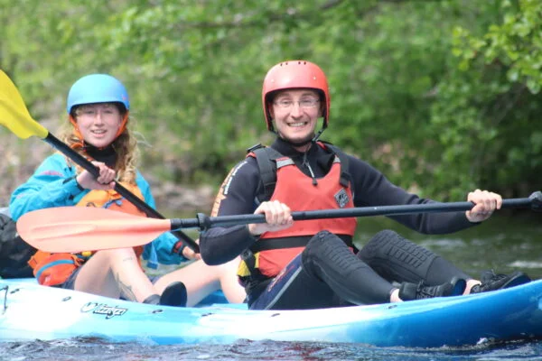 Paddlesport Instructor leading