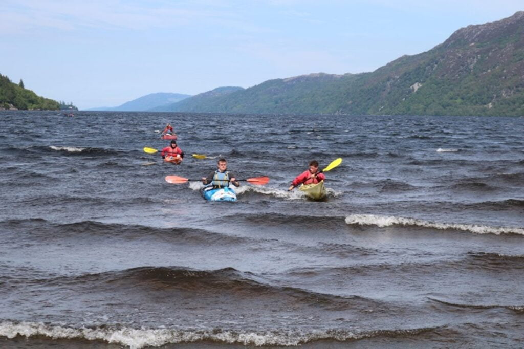 An image of Gold DofE expedition kayaking