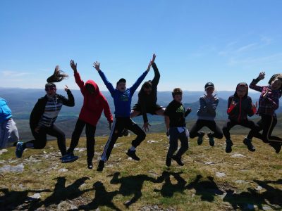 Active Outdoor Pursuits Summit Jump outdoor activities for kids fun & adventure days